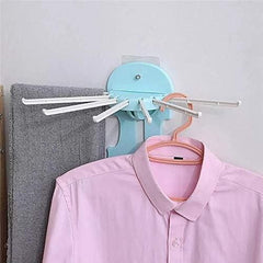 7-in-1 Multifunction Retractable Wall-Mounted Pull-Out Hanger Rack