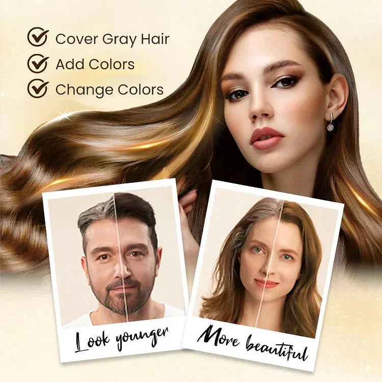 Buy 1 get 1 free Long Lasting Natural Hair Dye Shampoo
