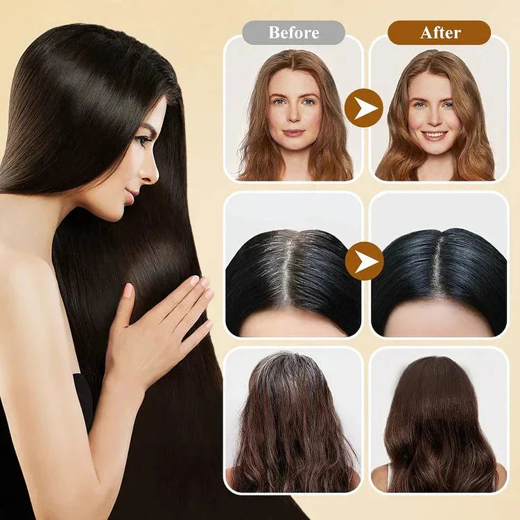 Buy 1 get 1 free Long Lasting Natural Hair Dye Shampoo